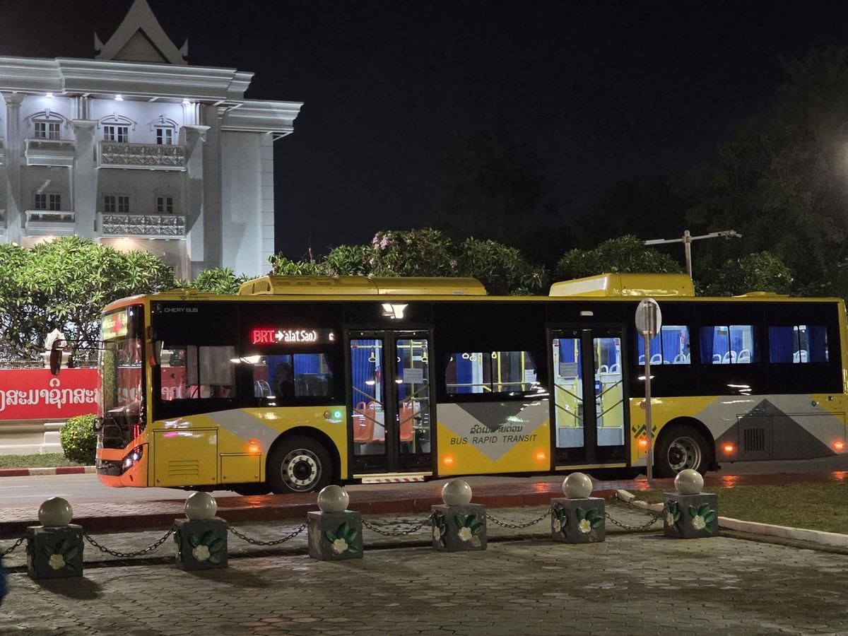 비엔티안 시내 BRT 버스, 라오스 수도 비엔티안 교통