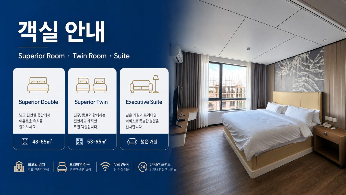 유은 호텔 객실 안내