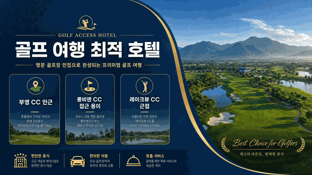 골프 여행 최적 호텔